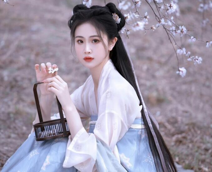 Foto Xu Ziyin Dengan Baju Hanfu