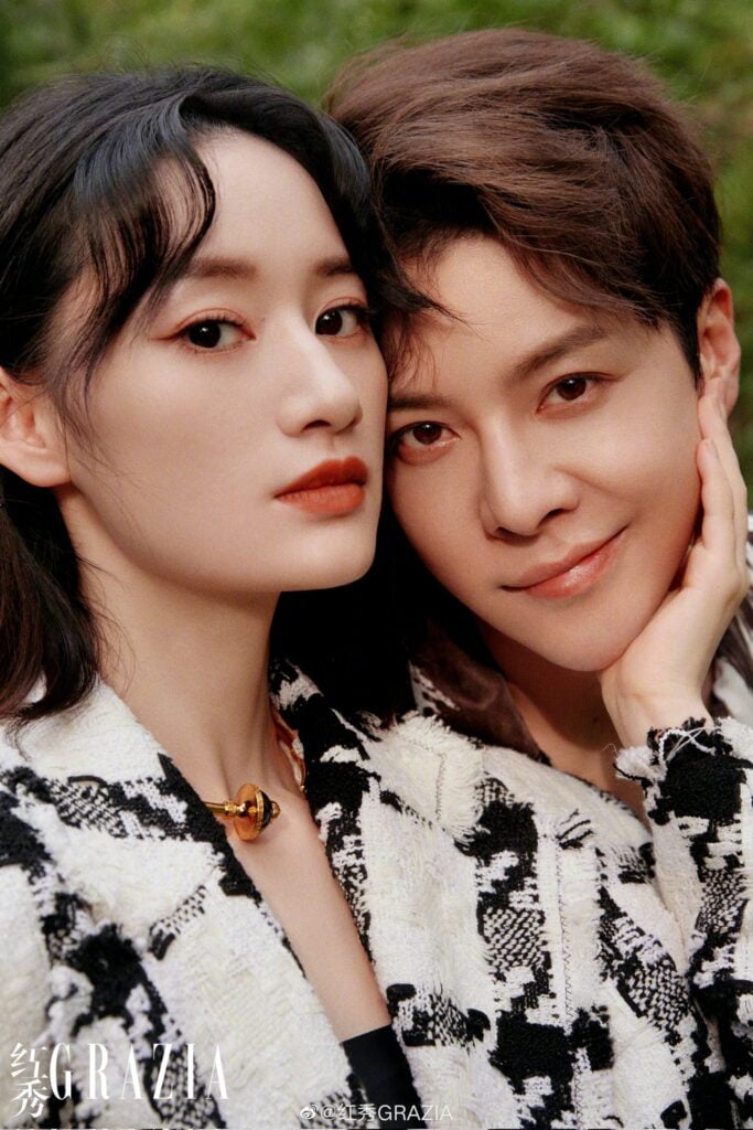 Tionghoa Org - Xu Haiqiao & Guo Xiaoting di Pemotretan Kolaborasi Majalah Grazia China x Love Between Fairy and Devil - 2