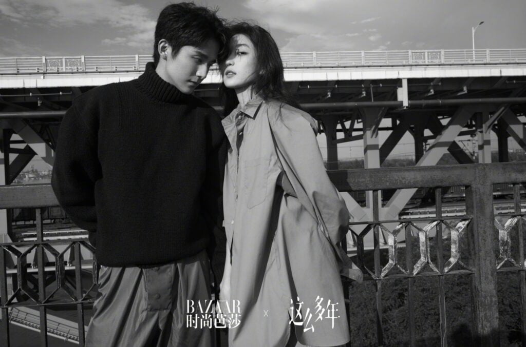 Tionghoa Org - Zhang Xincheng & Sun Qian Dalam Majalah Harper's Bazaar x Film So Many Years - 4