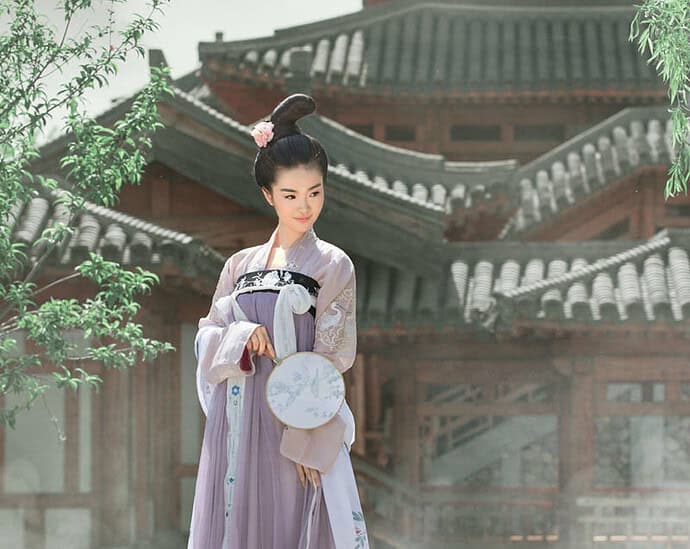 Tionghoa Org - Pakaian Tiongkok Han (Hanfu) Dinasti Tang, Qixiong Ruqun - 1