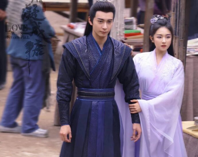 Tionghoa Org - Potret Chen Xingxu & Li Landi Saat Syuting Drama “Love When The Stars Fall” - 1